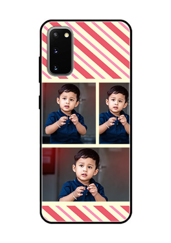 Galaxy S20 Personalized Glass Phone Case  - Picture Upload Mobile Case Design