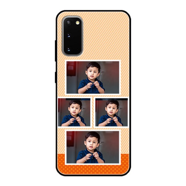 Galaxy S20 Photo Printing on Glass Case - Bulk Photos Upload Design Galaxy S20 Photo Printing on Glass Case - Bulk Photos Upload Design