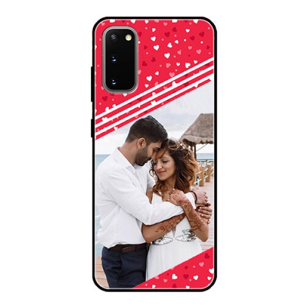 Galaxy S20 Custom Glass Mobile Case - Valentines Gift Design Galaxy S20 Custom Glass Mobile Case - Valentines Gift Design