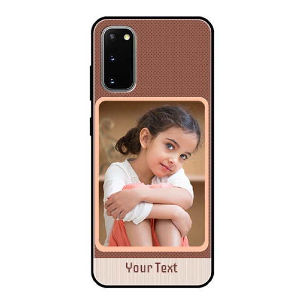 Galaxy S20 Custom Glass Phone Case - Simple Pic Upload Design Galaxy S20 Custom Glass Phone Case - Simple Pic Upload Design
