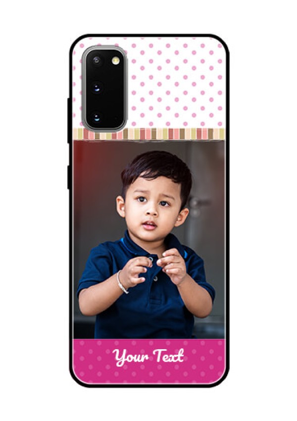Galaxy S20 Photo Printing on Glass Case  - Cute Girls Cover Design