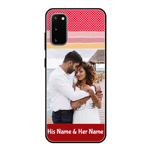 Galaxy S20 Custom Glass Mobile Case  - Premium Case Design