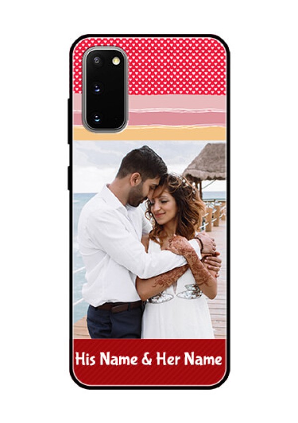 Galaxy S20 Custom Glass Mobile Case  - Premium Case Design