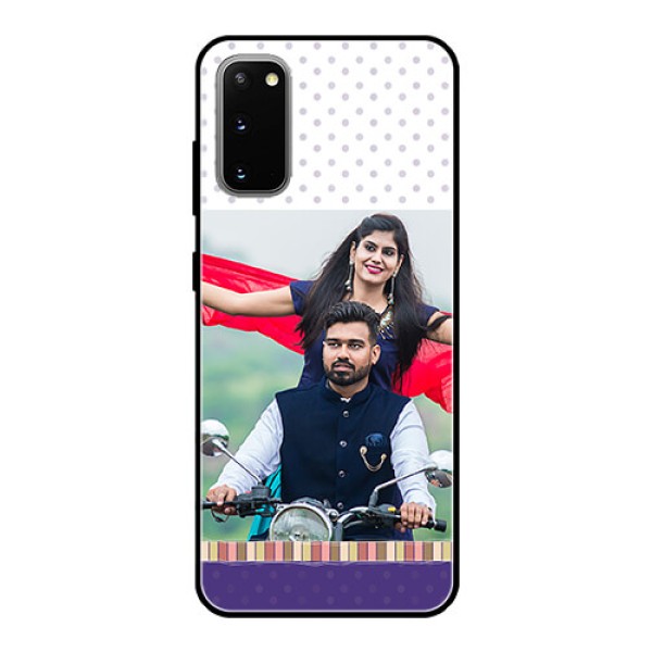 Galaxy S20 Photo Printing on Glass Case  - Cute Family Design