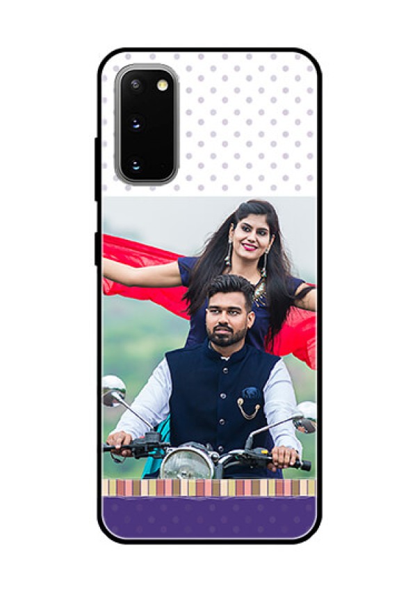 Galaxy S20 Photo Printing on Glass Case  - Cute Family Design