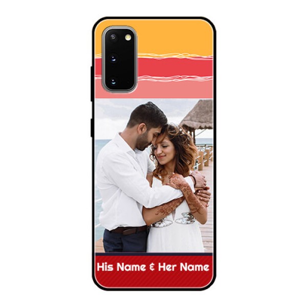 Galaxy S20 Custom Glass Mobile Case - Colorful Case Design Galaxy S20 Custom Glass Mobile Case - Colorful Case Design