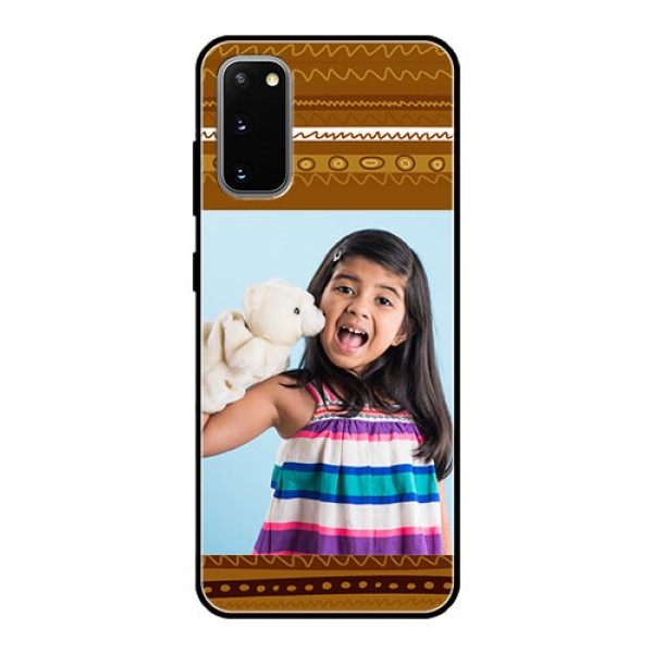 Galaxy S20 Custom Glass Phone Case  - Friends Picture Upload Design 
