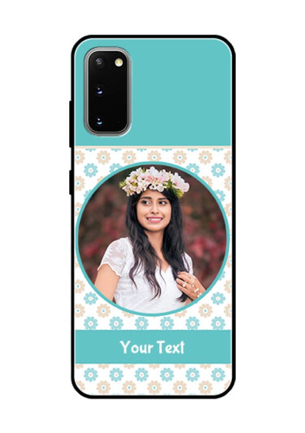 Galaxy S20 Custom Glass Mobile Case  - Beautiful Flowers Design