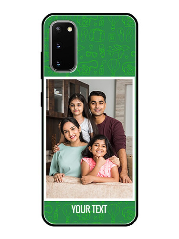 Custom Galaxy S20 Personalized Glass Phone Case  - Picture Upload Design