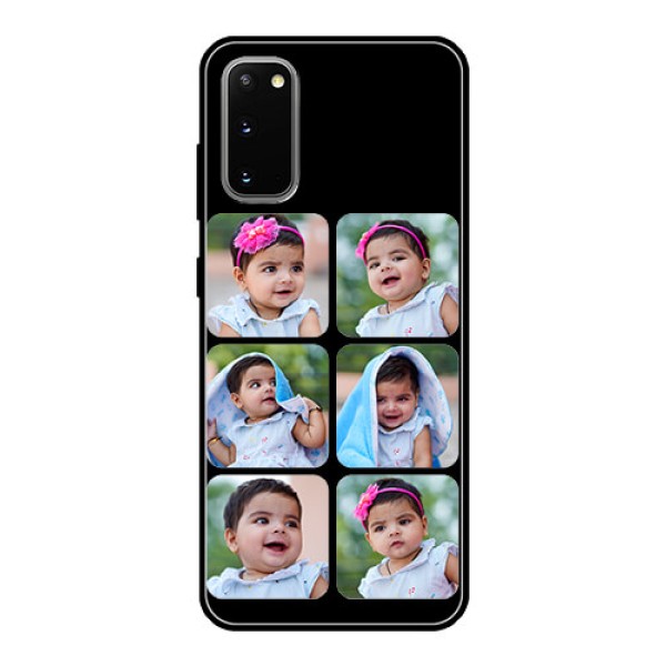 Galaxy S20 Photo Printing on Glass Case - Multiple Pictures Design Galaxy S20 Photo Printing on Glass Case - Multiple Pictures Design