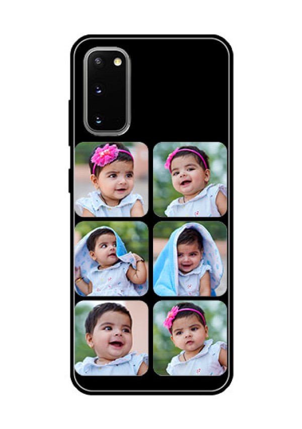 Galaxy S20 Photo Printing on Glass Case  - Multiple Pictures Design