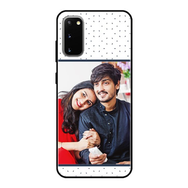Galaxy S20 Personalized Glass Phone Case  - Premium Dot Design