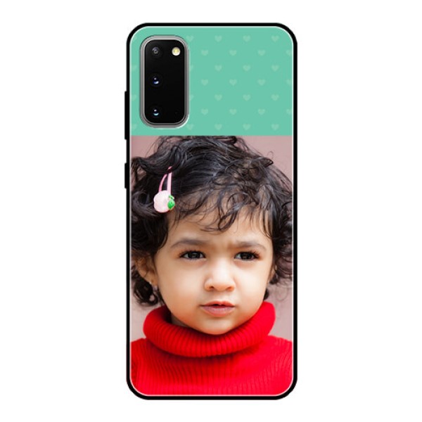 Galaxy S20 Custom Glass Phone Case  - Lovers Picture Design