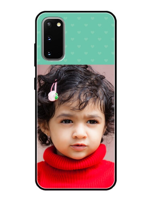 Custom Galaxy S20 Custom Glass Phone Case  - Lovers Picture Design