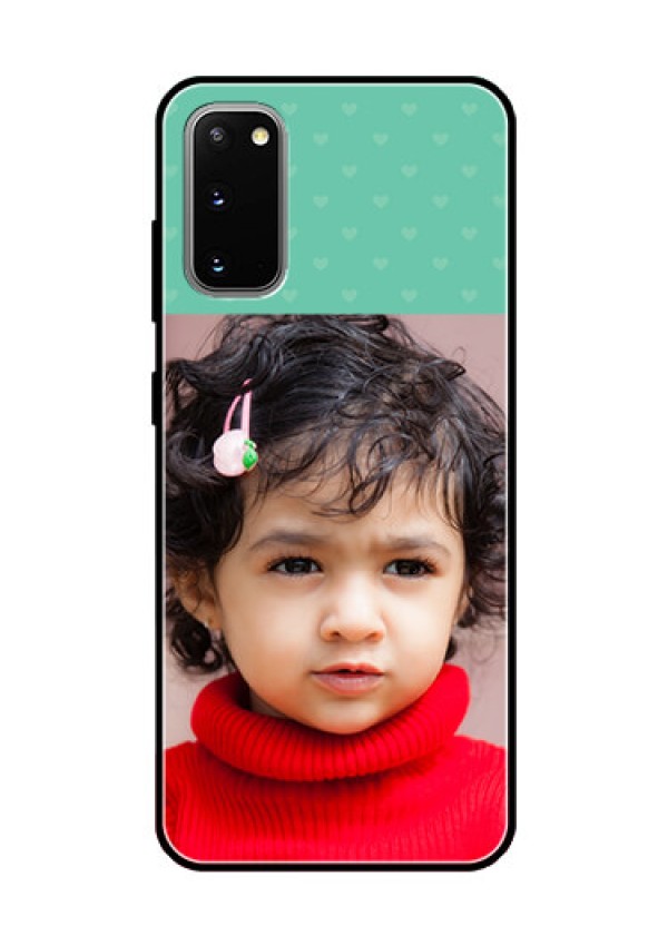 Galaxy S20 Custom Glass Phone Case  - Lovers Picture Design