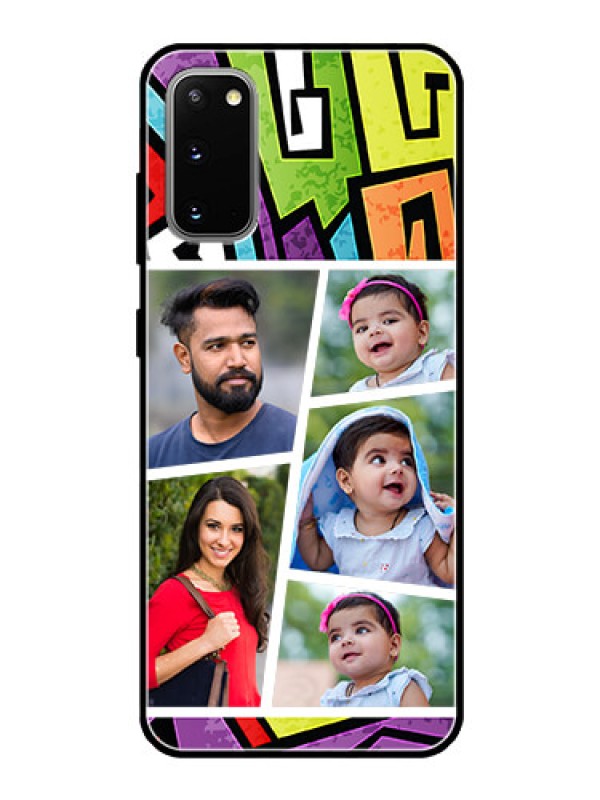 Custom Galaxy S20 Custom Glass Phone Case  - Graffiti pattern Design