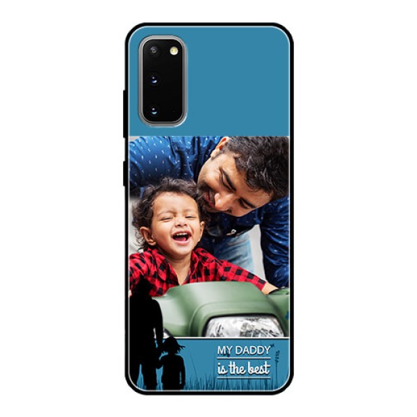 Galaxy S20 Custom Glass Mobile Case - Best dad design Galaxy S20 Custom Glass Mobile Case - Best dad design