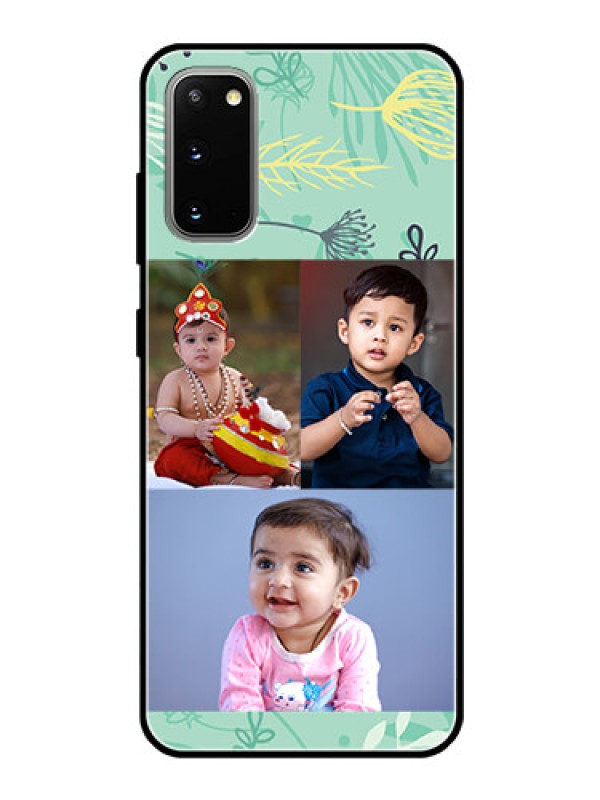 Custom Galaxy S20 Photo Printing on Glass Case  - Forever Family Design 