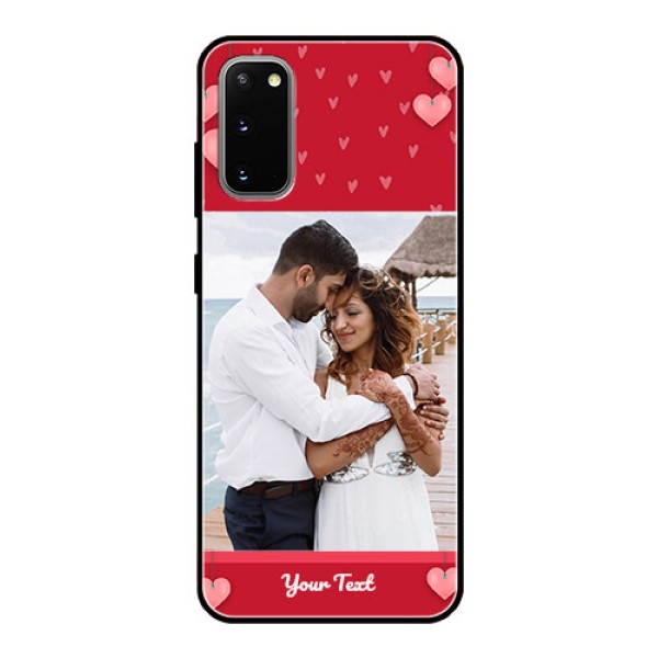 Galaxy S20 Custom Glass Phone Case  - Valentines Day Design