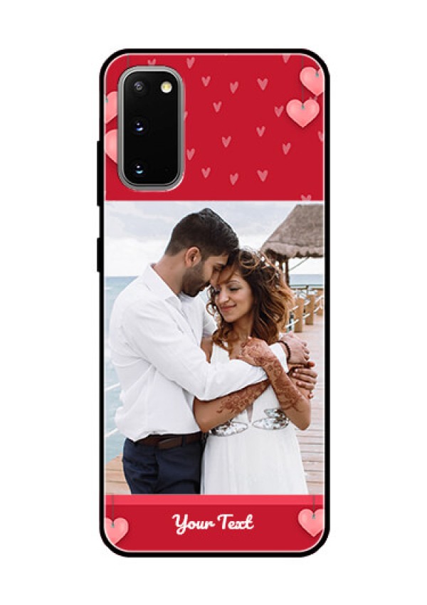 Galaxy S20 Custom Glass Phone Case  - Valentines Day Design