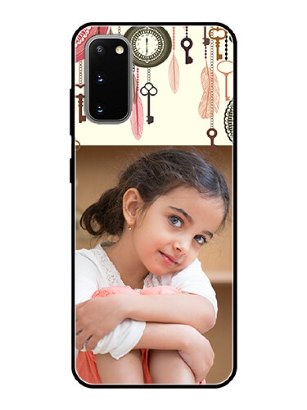 Custom Galaxy S20 Custom Glass Mobile Case  - Boho Style Design