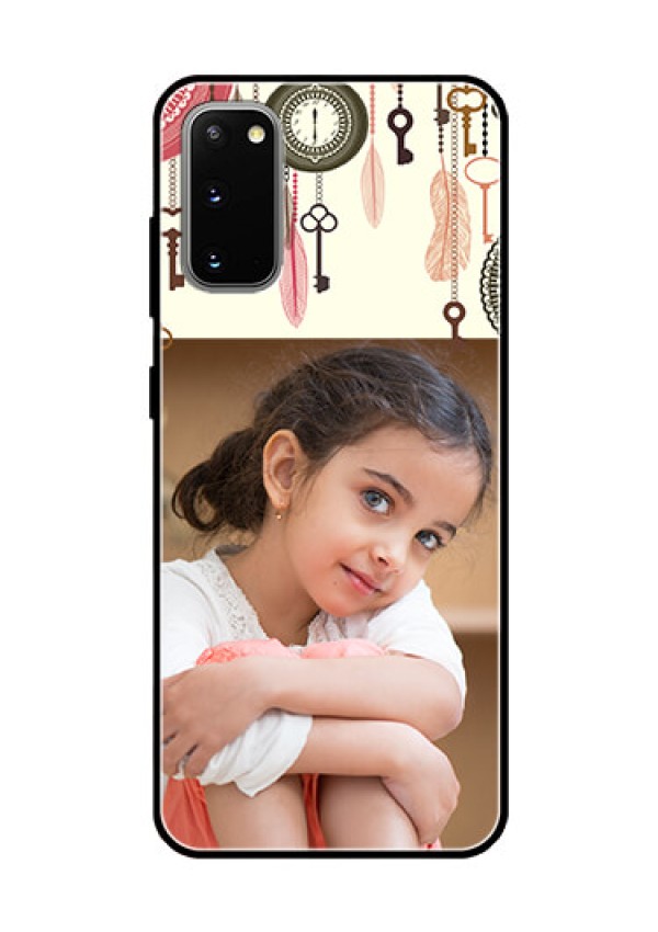 Galaxy S20 Custom Glass Mobile Case  - Boho Style Design