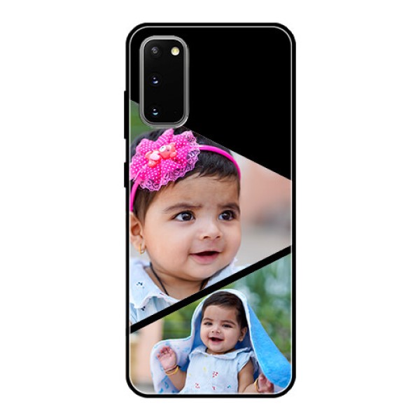 Galaxy S20 Custom Glass Phone Case - Semi Cut Design Galaxy S20 Custom Glass Phone Case - Semi Cut Design