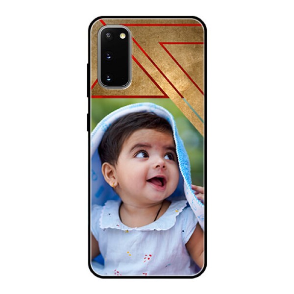 Galaxy S20 Personalized Glass Phone Case - Gradient Abstract Texture Design Galaxy S20 Personalized Glass Phone Case - Gradient Abstract Texture Design