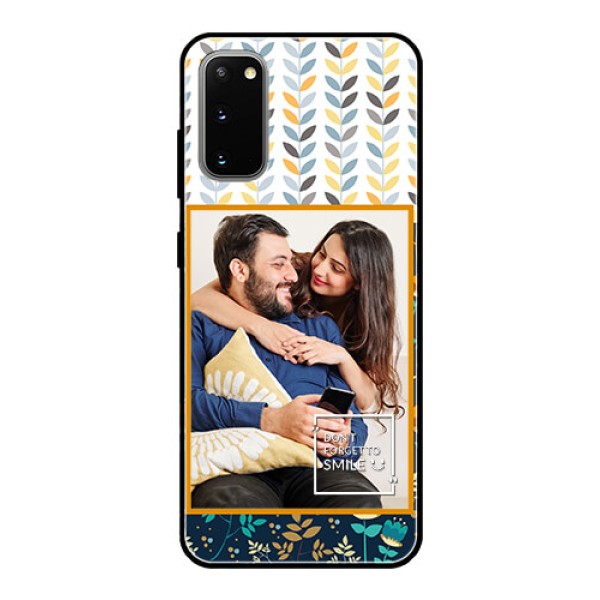Galaxy S20 Custom Glass Mobile Case - Pattern Design Galaxy S20 Custom Glass Mobile Case - Pattern Design