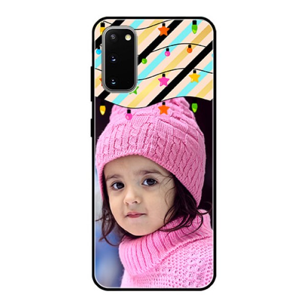Galaxy S20 Custom Glass Mobile Case - Lights Hanging Design Galaxy S20 Custom Glass Mobile Case - Lights Hanging Design