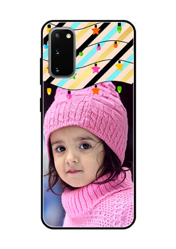 Galaxy S20 Custom Glass Mobile Case  - Lights Hanging Design