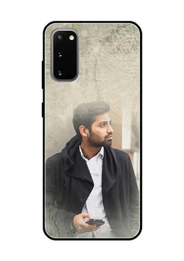 Galaxy S20 Custom Glass Phone Case  - with vintage design