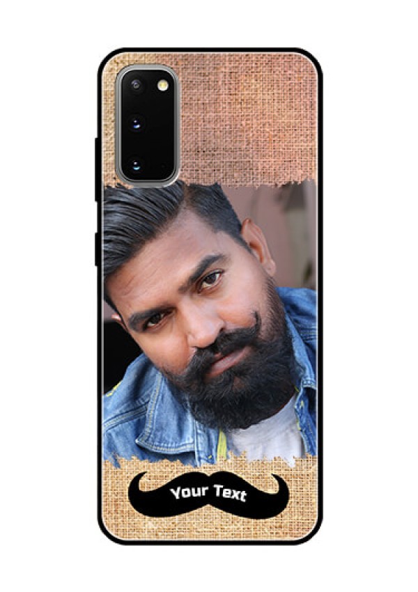 Galaxy S20 Personalized Glass Phone Case  - with Texture Design