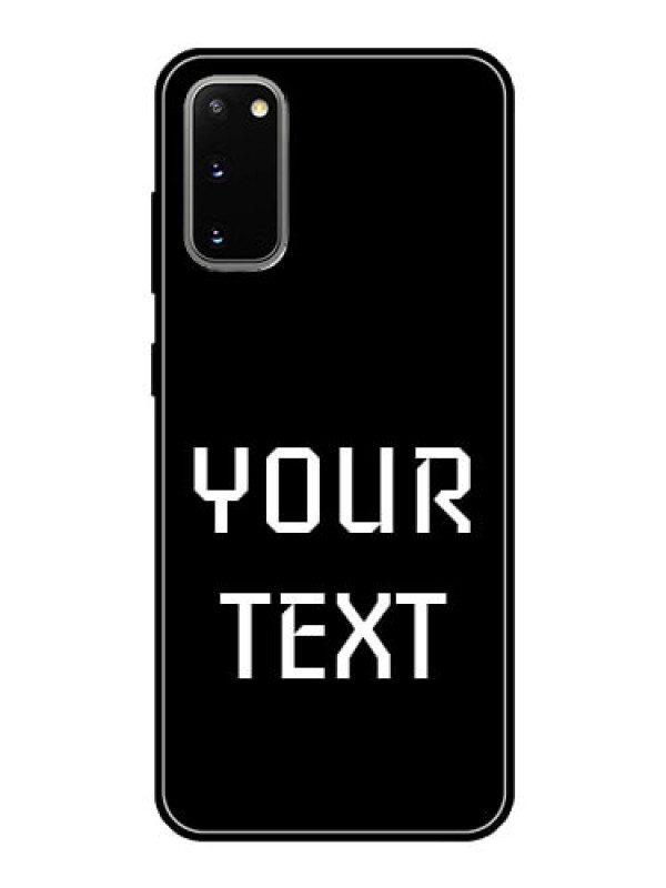 Custom Galaxy S20 Your Name on Glass Phone Case