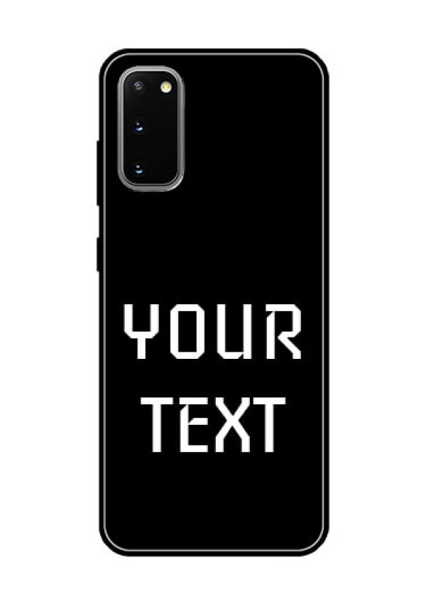 Galaxy S20 Your Name on Glass Phone Case