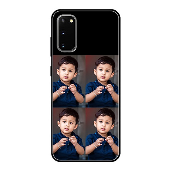 Galaxy S20 4 Image Holder on Glass Mobile Cover Galaxy S20 4 Image Holder on Glass Mobile Cover