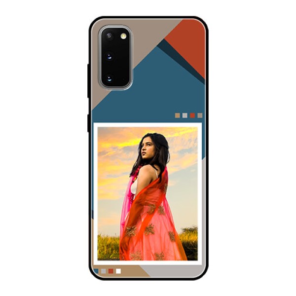 Galaxy S20 Personalized Glass Phone Case - Retro color pallet Design Galaxy S20 Personalized Glass Phone Case - Retro color pallet Design
