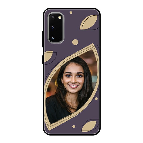 Galaxy S20 Custom Glass Mobile Case - Falling Leaf Design