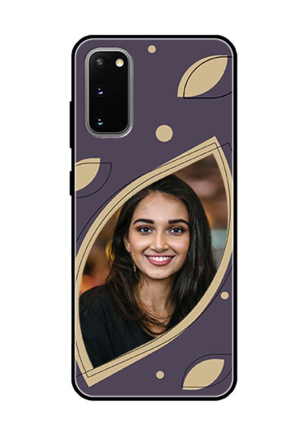 Galaxy S20 Custom Glass Mobile Case - Falling Leaf Design