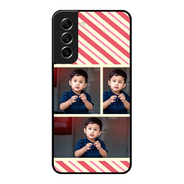Galaxy S21 FE 5G Personalized Glass Phone Case - Picture Upload Mobile Case Design Galaxy S21 FE 5G Personalized Glass Phone Case - Picture Upload Mobile Case Design