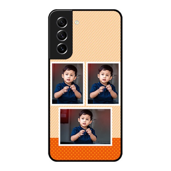 Galaxy S21 FE 5G Photo Printing on Glass Case - Bulk Photos Upload Design Galaxy S21 FE 5G Photo Printing on Glass Case - Bulk Photos Upload Design