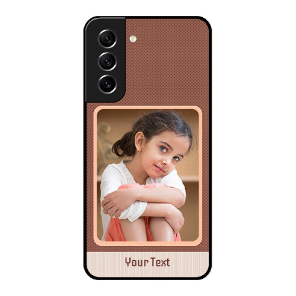 Galaxy S21 FE 5G Custom Glass Phone Case - Simple Pic Upload Design Galaxy S21 FE 5G Custom Glass Phone Case - Simple Pic Upload Design