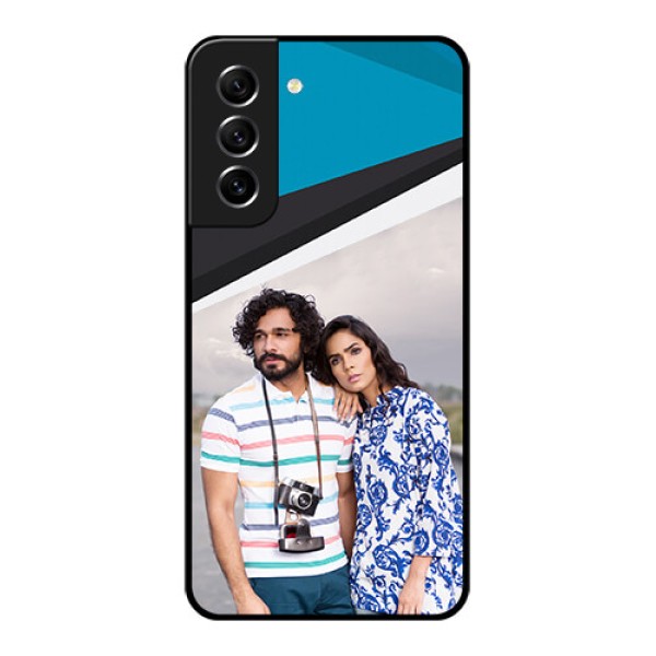 Galaxy S21 FE 5G Photo Printing on Glass Case - Simple Pattern Photo Upload Design Galaxy S21 FE 5G Photo Printing on Glass Case - Simple Pattern Photo Upload Design