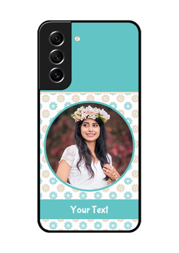 Galaxy S21 FE 5G Custom Glass Mobile Case - Beautiful Flowers Design
