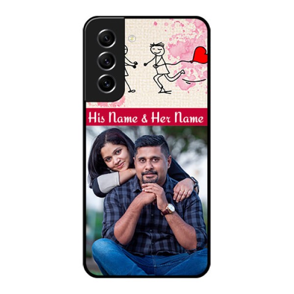 Galaxy S21 FE 5G Photo Printing on Glass Case - You and Me Case Design Galaxy S21 FE 5G Photo Printing on Glass Case - You and Me Case Design