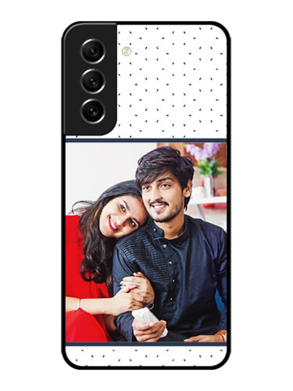 Custom Galaxy S21 FE 5G Personalized Glass Phone Case - Premium Dot Design