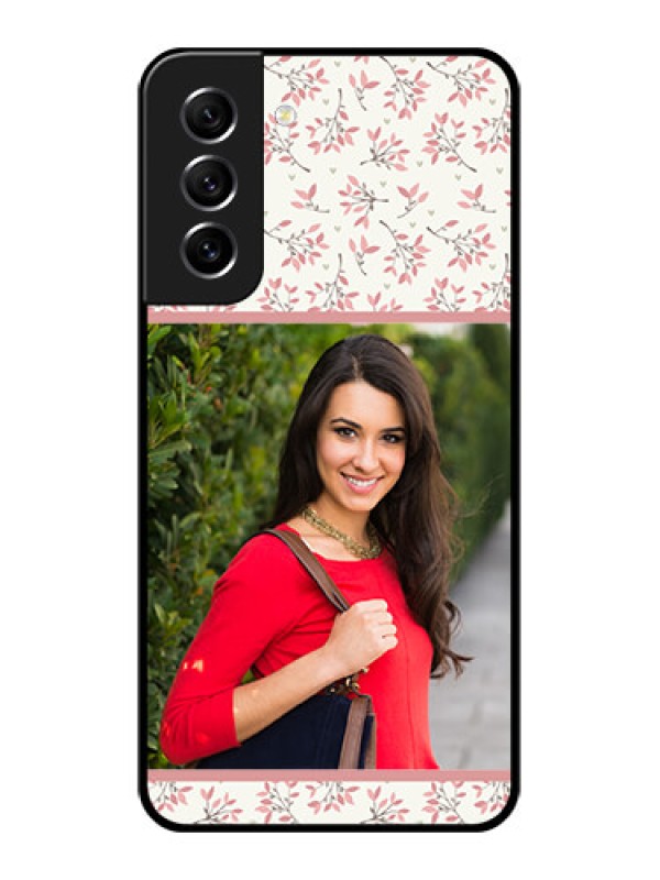 Custom Galaxy S21 FE 5G Custom Glass Phone Case - Premium Floral Design