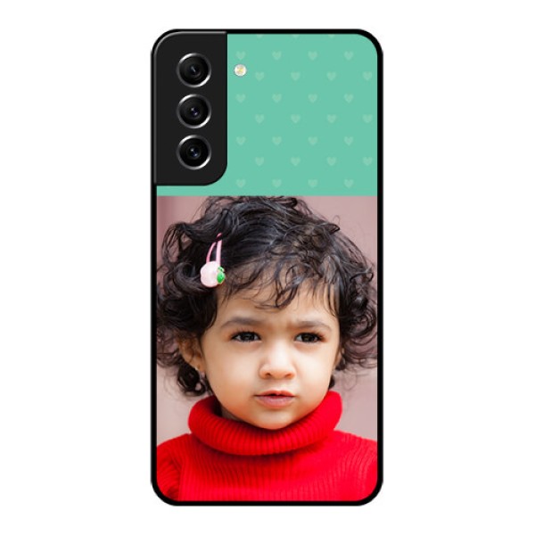 Galaxy S21 FE 5G Custom Glass Phone Case - Lovers Picture Design