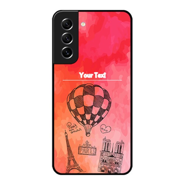 Galaxy S21 FE 5G Custom Glass Phone Case - Paris Theme Design