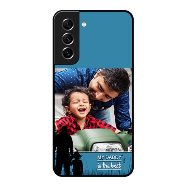 Galaxy S21 FE 5G Custom Glass Mobile Case - Best dad design